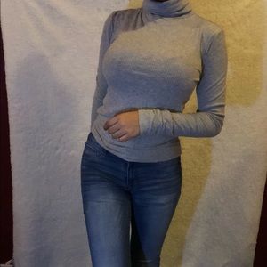 H & M Gray turtle neck